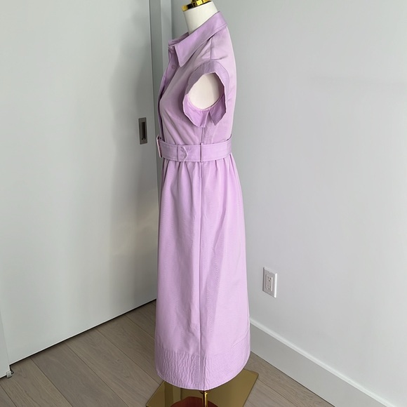 Tuckernuck Chloe Dress Lilac Purple Size XS Spring Belted Short Sleeve - Picture 9 of 15